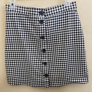 H&M checker print skirt!